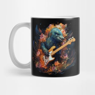 Porpoise Playing Guitar Mug